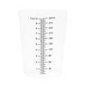 Medline Intake Glasses - Flexible Plastic Intake Tumbler with Black Graduate Print, Translucent, 10 oz. - DYND80455