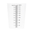 Medline Intake Glasses - Flexible Plastic Intake Tumbler with Black Graduate Print, Translucent, 10 oz. - DYND80455