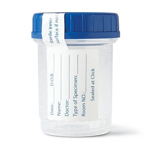 Medline Click N Close Pneumatic Tube Specimen Container - Click N Close Pneumatic Tube Specimen Container, Sterile Fluid Pathway, 3 oz. - DYNDMFU30382