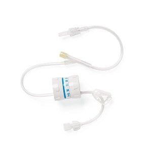 Medline Standard Bore IV Extension Sets - IV Extension Set with Flow Controller, One Injection Port, 20"L, 3.0 mL Priming Volume - DYNDTN2522