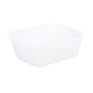 Medline Rectangular Plastic Washbasins - Rectangular Washbasin, 7.5 qt., Pigment-Free - DYNDE80342C