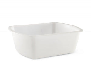 Medline Rectangular Plastic Washbasins - Rectangular Washbasin, 6 qt., Pigment-Free - DYNEC80347C