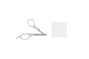 Medline Skin Staple Remover Kit - Staple Remover Tray - DYNJ05059