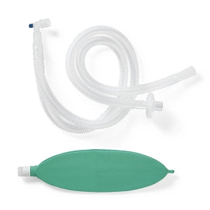 Medline Adult Corrugate Anesthesia Circuits - Anesthesia Circuit with 40" Corrugated Tubing, Adult, 1 BV Filter, 3 L Bag - DYNJAA0011