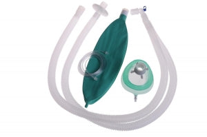 Medline Adult Corrugate Anesthesia Circuits - Anesthesia Circuit with 60" Corrugated Tubing, Adult, 1 BV Filter, 3 L Bag, Gas Sampling Line, Size 7 Mask with Tail Valve - DYNJAA6040