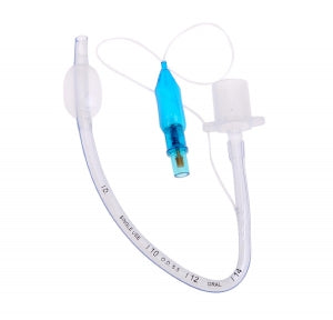 Medline Oral Preformed Cuffed Endotracheal Tubes - Endotracheal Tube, Oral, Preformed with Murphy Eye, HVLP, Cuffed, 8.5 mm - DYNJAAET85