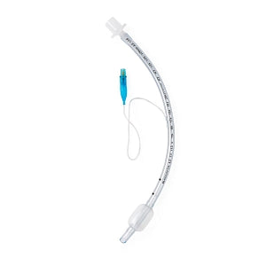 Medline Oral / Nasal Cuffed Endotracheal Tubes with Bull-Nose Tips - 3.5 mm HVLP Cuffed Oral / Nasal Endotracheal Tube with Murphy Eye and Bull-Nose Tip - DYNJAETC35