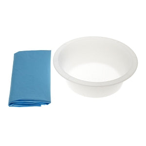 Medline Single Basin Tray with Table Cover - Basic Single Basin Tray with Table Cover - DYNJB5007