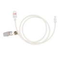 Medline High-Pressure Braided Tubing with Rotating Adaptor Male Luer Lock - High-Pressure Braided Tubing with Drape Clip, Rotating Adaptor Male Luer Lock, Female Fittings, 84" - DYNJBRTC84R