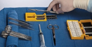 Medline Gold Standard Plastic Surgical Scalpel Holder - Gold Scapel Holder, Sterile - DYNJBS01GS