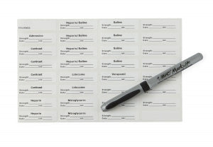 Medline Standard Vascular Access Label Kit - STANDARD CATH LABEL - DYNJCATHLBL