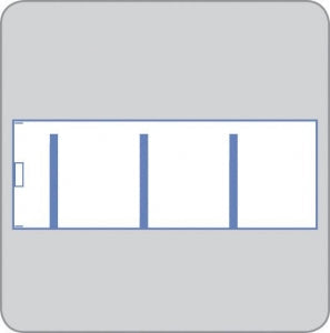 Medline Full-Size C-Arm Surgical Drapes - Sterile Full Size C-Arm Drape, 41" x 74" - DYNJE4400
