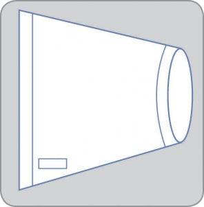 Medline Rectangular Bags with Elastic Bands - Sterile Rectangular Bag with Elastic Band, 36" x 28" - DYNJE63628R