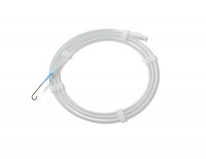Medline 0.035" Diameter Diagnostic Guidewires - 0.035" dia. Stainless Steel Guidewire with Straightenable Double-Ended Double Distal Tip, PTFE Coating, Fixed Core and Standard Taper, 180 cm L - DYNJGWIRE13