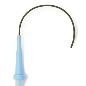 Medline 0.038"-Diameter Diagnostic Guidewires - 0.035" dia. Stainless Steel Guidewire with Straightenable 15 mm J Tip, PTFE Coating, Fixed Core and Standard Taper, 145 cm L - DYNJGWIRE29