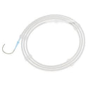 Medline 0.038"-Diameter Diagnostic Guidewires - 0.035" dia. Stainless Steel Guidewire with Straightenable 15 mm J Tip, PTFE Coating, Fixed Core and Standard Taper, 145 cm L - DYNJGWIRE29