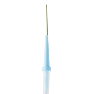 Medline 0.038"-Diameter Diagnostic Guidewires - 0.035" dia. Stainless Steel Guidewire with Straightenable 1.5 mm J, Straight Tip, PTFE Coating, Fixed Core and Standard Taper, 145 cm L, Double Ended - DYNJGWIRE31