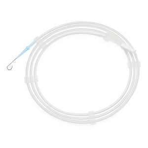 Medline 0.038"-Diameter Diagnostic Guidewires - 0.025" dia. Stainless Steel Guidewire with Straightenable 3 mm J Tip, PTFE Coating, Fixed Core and Standard Taper, 145 cm L - DYNJGWIRE40
