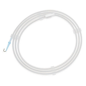 Medline 0.038"-Diameter Diagnostic Guidewires - 0.035" dia. Stainless Steel Guidewire with Straightenable 3 mm J Tip, PTFE Coating, Fixed Core and Standard Taper, 145 cm L - DYNJGWIRE42