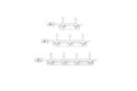 Medline Manifolds with Standard Handle - Right-Hand Orientation 500 PSI Manifold with Standard Handle in ON Position, Block Profile, 3 Ports - DYNJMAN03