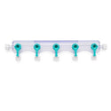 Medline Manifolds with All Female Posts - Universal Orientation 600 PSI Manifold with Curved Profile, 4-way Handle Position, 3 Ports - DYNJMAN5OFF3