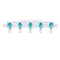 Medline Manifolds with All Female Posts - Universal Orientation 600 PSI Manifold with Curved Profile, 4-way Handle Position, 5 Ports - DYNJMAN5OFFF