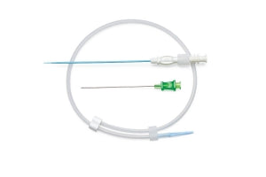 Medline Mini Access Kits with 21G x 2.75" Introducer Needle, 4 Fr - Mini Access Kit Stiff Stiffness 10 cm Stainless Steel .018X45CM Guidewire and 21G X 2.75" Echogenic Needle, 5 Fr - DYNJMAST08