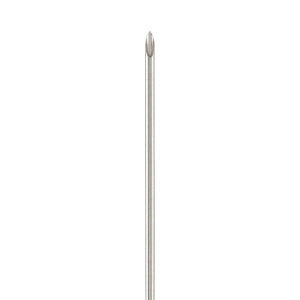 Medline Angiography Introducer Needles, 19G - Angiography 19G x 2.75" (7 cm) Introducer Needle, Bevel Indicator, Special Ultra Thin Wall, Brown Hub - DYNJNDLI197