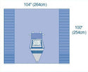Medline UltraGard Craniotomy Drapes with Pouch - UltraGard Craniotomy Drapes with Pouch - DYNJP10001UG