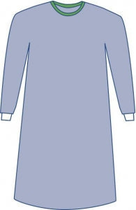 Medline Sterile Nonreinforced Eclipse Surgical Gowns - Sterile Nonreinforced Eclipse Surgical Gowns with Towel, Size XL - DYNJP2002