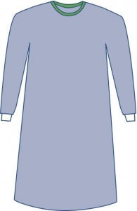 Medline Sterile Nonreinforced Eclipse Surgical Gowns - GOWN, NON-REINFORCED, XL, W/TOWEL, STERILE - DYNJP2002