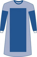 Medline Sterile Poly-Reinforced Extra-Long Eclipse Gowns - Eclipse Poly Reinforced Gown with Hand Towel, Size XL, Extra-Long - DYNJP2205