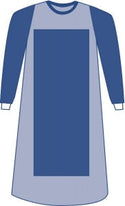 Medline Sterile Poly-Reinforced Prevention Plus Sleeve Eclipse Gown - Poly Reinforced Eclipse Gown with Prevention Plus Sleeve, Size XL - DYNJP2208P