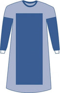 Medline Sterile Poly-Reinforced Breathable Film Sleeve Sirus Gowns - Sirus Poly Reinforced Gown with Breathable Sleeves, Size XLG - DYNJP2208S