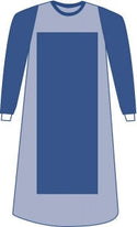 Medline Sterile Poly-Reinforced Breathable Film Sleeve Sirus Gowns - Sirus Poly Reinforced Gown with Breathable Sleeves, Size 3XL, Extra-Long - DYNJP2212SL