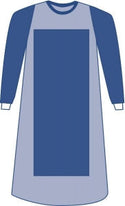 Medline Sterile Poly-Reinforced Breathable Film Sleeve Sirus Gowns - Sirus Poly Reinforced Gown with Breathable Sleeves, Size 3XL, Extra-Long - DYNJP2212SL