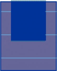 Medline Three-Quarter Reinforced Surgical Drape - Sterile Three-Quarter Drape Sheet with Absorbent Reinforcement, 53" x 77" - DYNJP2416