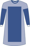Medline Sterile Poly-Reinforced Aurora Surgical Gowns - Sterile Poly-Reinforced Aurora Surgical Gown, Size L - DYNJP2707