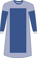 Medline Sterile Polyreinforced Aurora Gowns with Set-In Sleeves - Aurora Poly Reinforced Gown, Sterile, Size XL - DYNJP2708