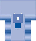 Medline Pediatric Laparotomy Surgical T-Drape - Pediatric Laparotomy T-Drape, Sterile - DYNJP3009