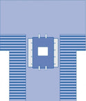 Medline Sterile Laparoscopic Cholecystectomy Drapes with Troughs - Laparoscopic Cholecystectomy Drape with Troughs, Sterile - DYNJP3102A
