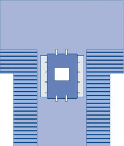 Medline Sterile Laparoscopic Cholecystectomy Drapes with Troughs - Laparoscopic Cholecystectomy Drape with Troughs, Sterile - DYNJP3102