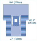 Medline UltraGard Laparoscopic Cholecystectomy Drapes with Troughs - UltraGard Laparoscopic Cholecystectomy Drapes with Troughs, 106" x 123-1/2" x 77" (269 x 314 x 196 cm) - DYNJP3102UG