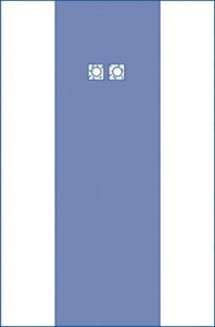 Medline Sterile Femoral Angiography Surgical Drapes - Sterile Femoral Angiography Surgical Drape, 2 Windows, 80" x 135" (203 x 343 cm) - DYNJP4104