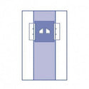 Medline Sterile Special Procedure Surgical Drape - Tunneled Catheter / Port Insertion Drapes, 83" x 145" (211 cm x 318 cm) - DYNJP4131