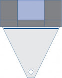 Medline Underbuttocks Drape with Pouch and Port - Underbuttocks Drape with Pouch, Sterile - DYNJP6002