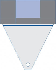 Medline Underbuttocks Drape with Pouch and Port - Underbuttocks Drape with Pouch, Sterile - DYNJP6002