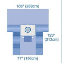 Medline UltraGard C-Section Drape with Incise & Pouch - DBD-DRAPE, C-SECTION, W/PO ULTRAGARD - DYNJP6101UG