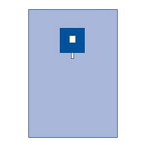 Medline EENT Fenestrated Surgical Drape - EENT Fenestrated Drape, 76" x 90" - DYNJP7012