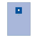 Medline EENT Fenestrated Surgical Drape - EENT Fenestrated Drape, 76" x 90" - DYNJP7012